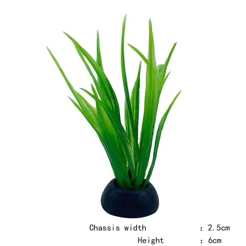 Artificial Aquarium Plants - Green Water Grass Decoration