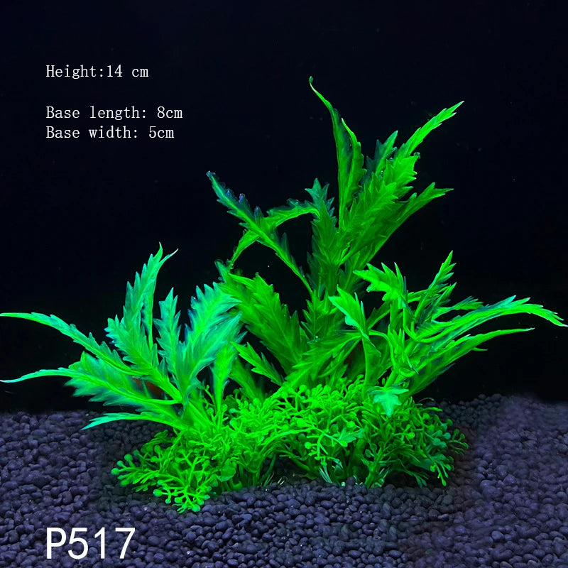 Artificial Aquarium Plants - Green Water Grass Decoration