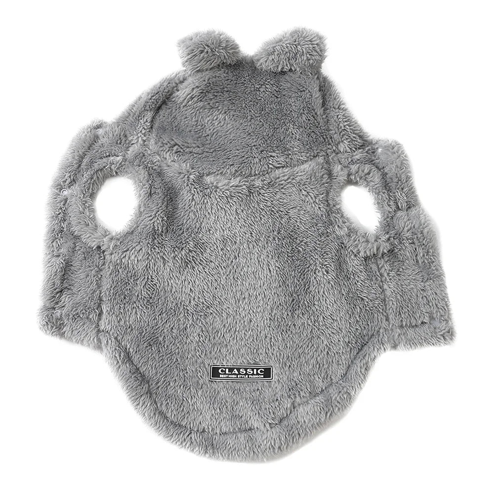 Fleece Hoodie for Small Dogs and Cats - Warm Winter Coat