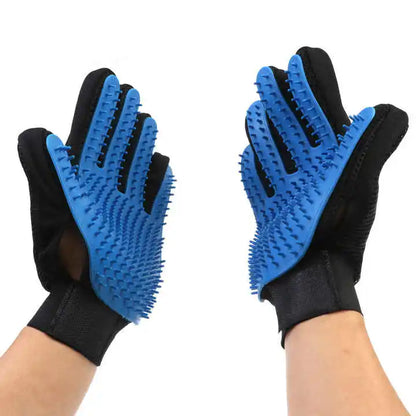 Silicone Cat and Dog Grooming Massage Brush Glove