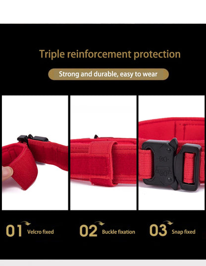 Durable Nylon Dog Collar and Reflective Leash Set