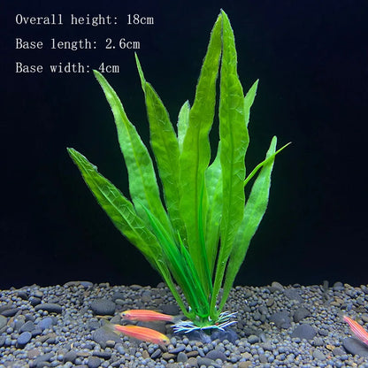Artificial Aquarium Plants - Green Water Grass Decoration