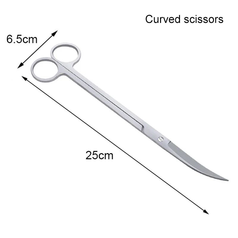 Aquarium Plant Scissors and Tweezers Set for Easy Maintenance