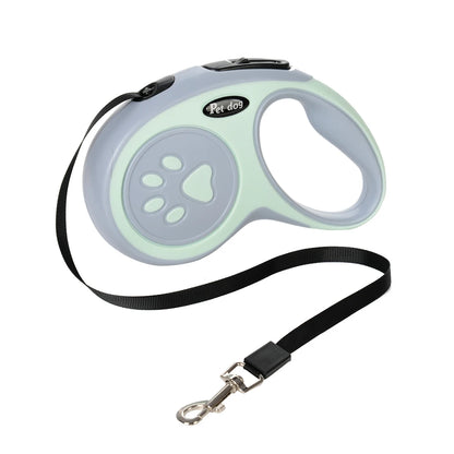 Automatic Retractable Dog Leash with Nylon Rope and Harness