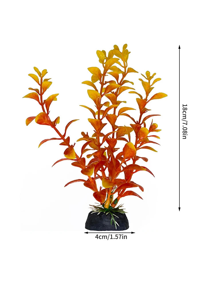 Plastic Aquatic Plants for Aquarium Decoration - Seagrass Style