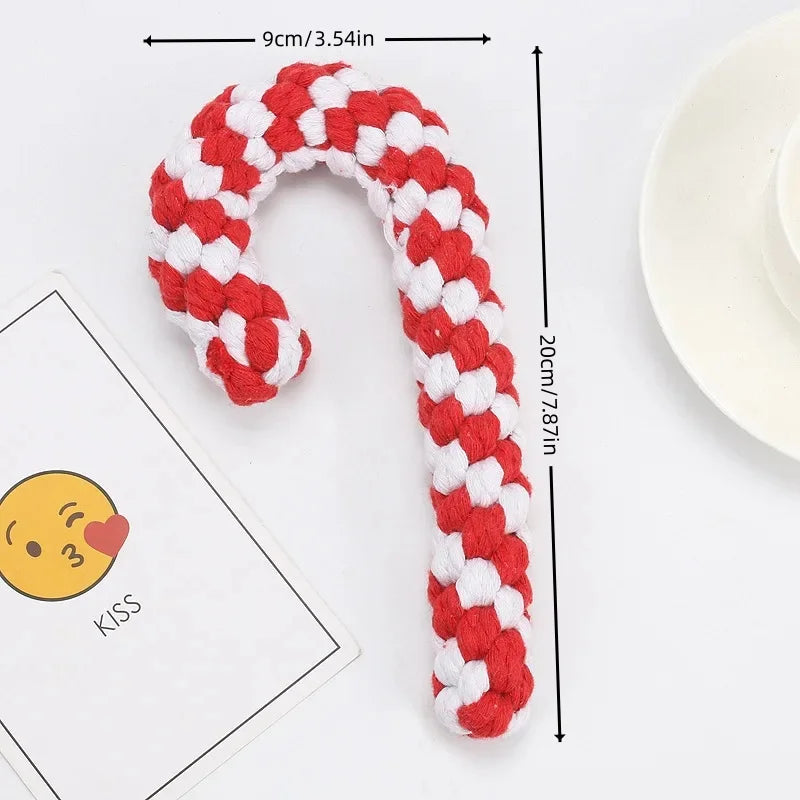 Interactive Cotton Rope Dog Toy Ball for Chewing & Play