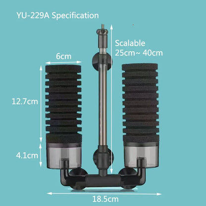 Biochemical Sponge Filter for Fish Tank Air Pump