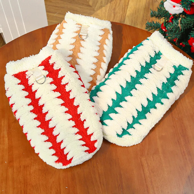 Festive Cat and Dog Clothes for Winter Celebrations