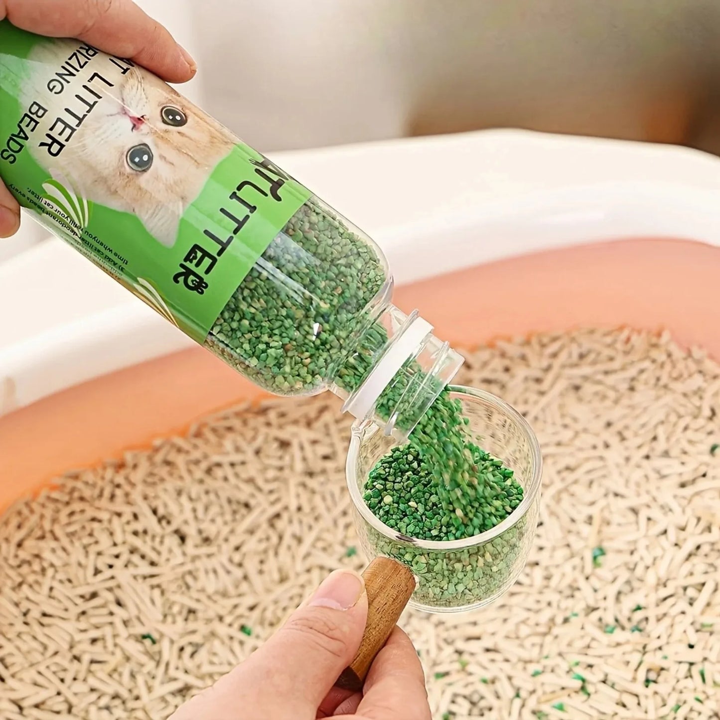 Cat Litter Deodorizing Beads for Odor Control and Freshness