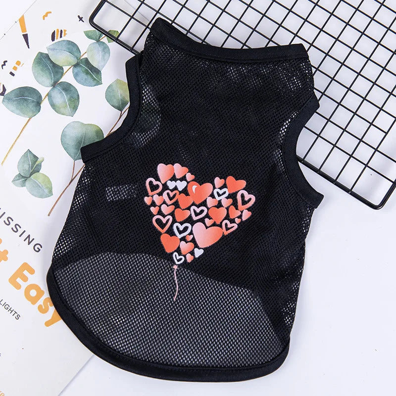 Summer Vest Tshirt for Small Dogs and Puppies