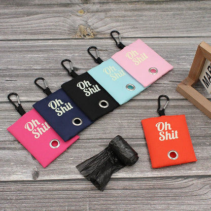 Portable Dog Poop Bag Dispenser for Outdoor Use
