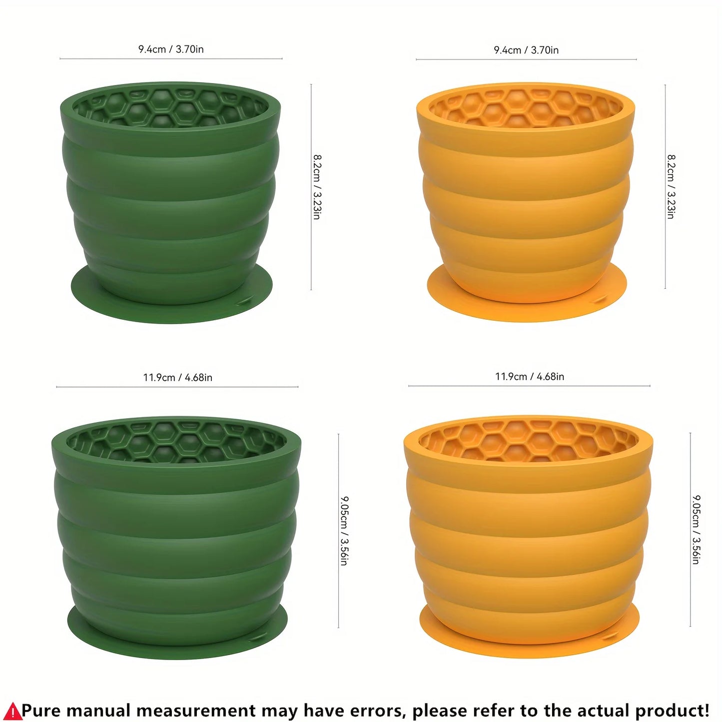 Silicone Slow Feeder Dog Bowl for Small to Medium Breeds
