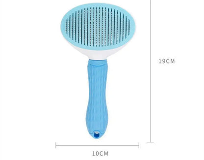 Stainless Steel Dog and Cat Grooming Brush for Long Hair