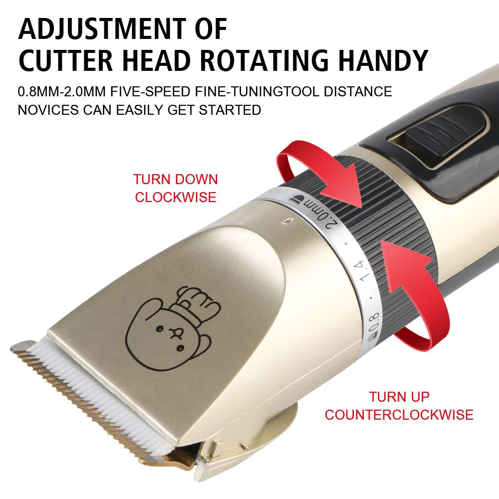 Electric Pet Grooming Tool Set for Dogs and Cats