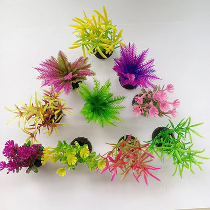 10pcs Lifelike Artificial Seaweed for Aquarium Landscaping