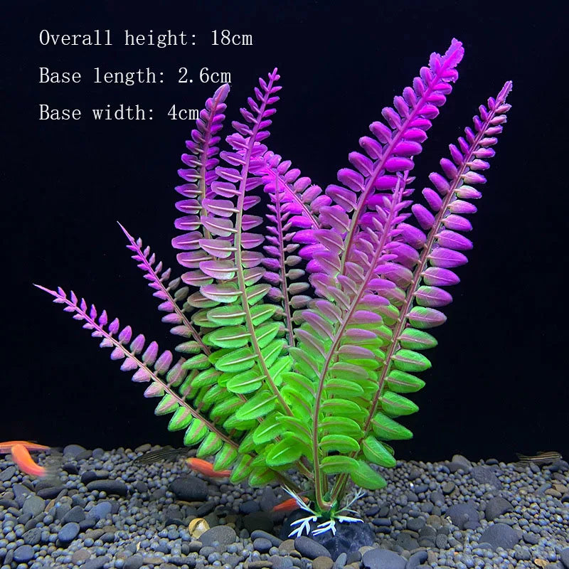 Artificial Aquarium Plants - Green Water Grass Decoration