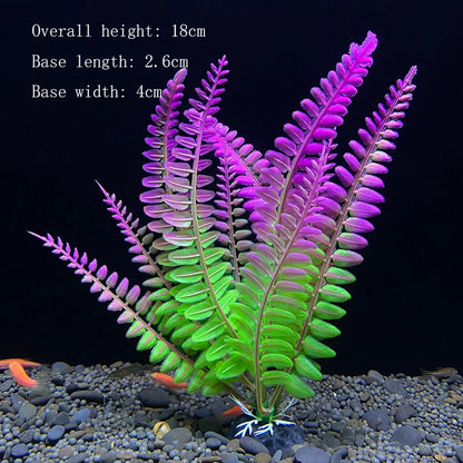 Artificial Aquarium Plants - Green Water Grass Decoration