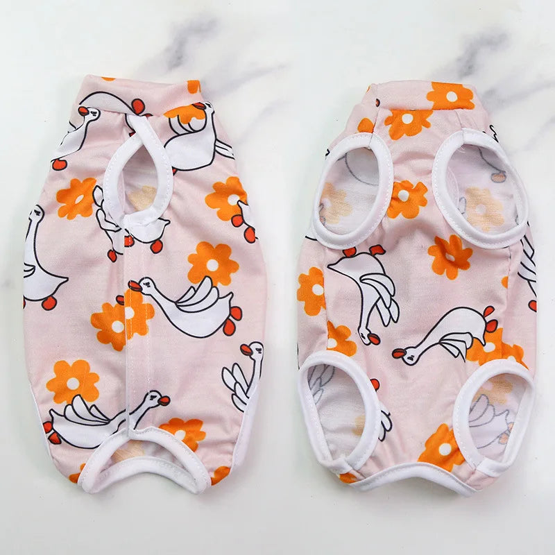 Pet Surgical Recovery Suit for Small Dogs and Cats