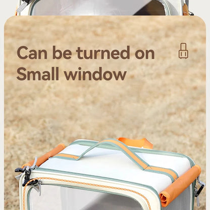 Portable Pet Trolley Backpack for Cats and Small Dogs