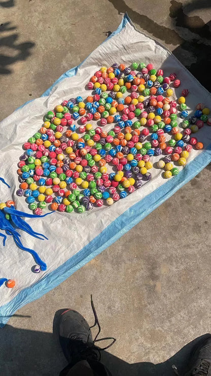 Interactive Colorful Bouncing Ball for Indoor Cats