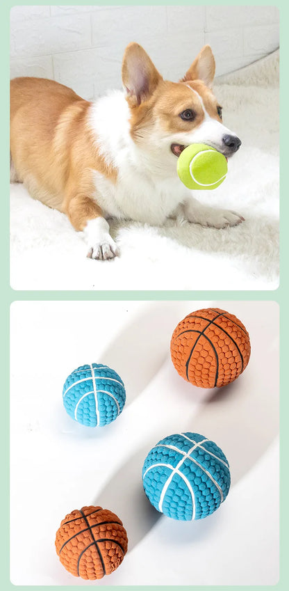 Natural Latex Dog Balls for Small to Large Dogs