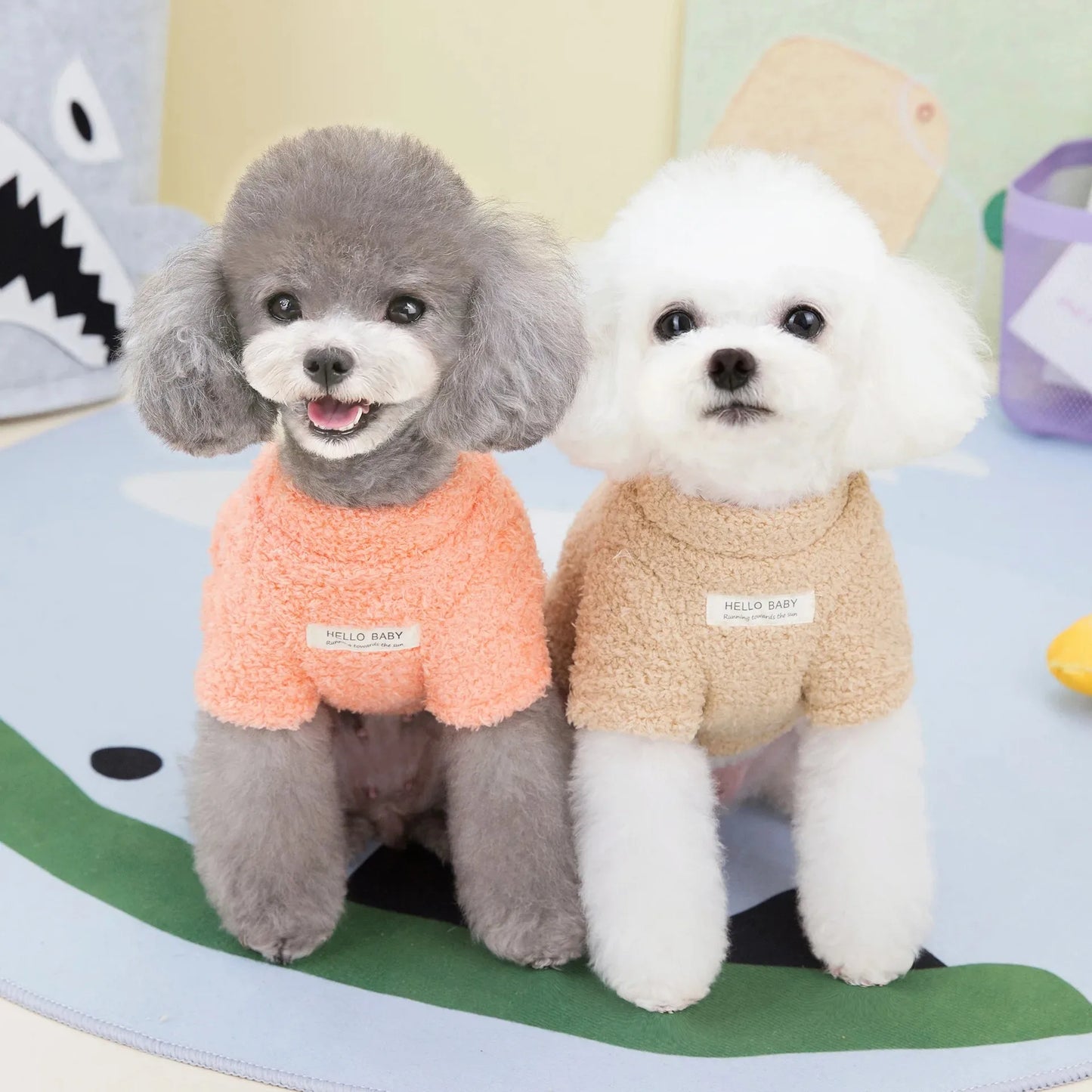 Warm Fleece Dog Coat - Winter Jacket for Small to Medium Dogs
