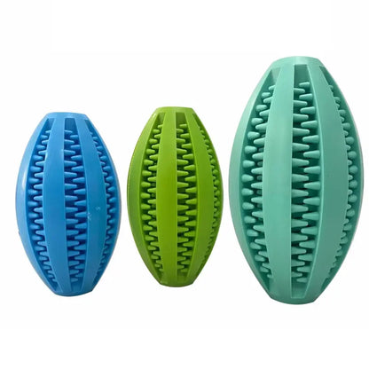 Natural Rubber Dog Chew Toy Ball for Teeth Cleaning