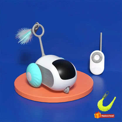 Interactive Remote-Controlled Toy Car for Cats and Dogs