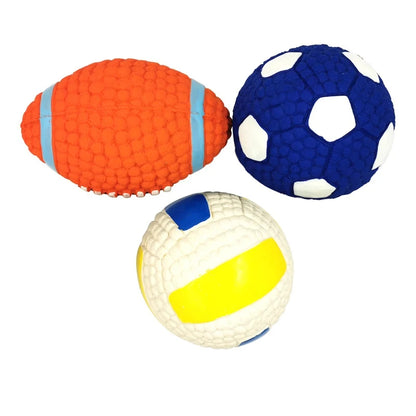 Natural Latex Dog Balls for Small to Large Dogs