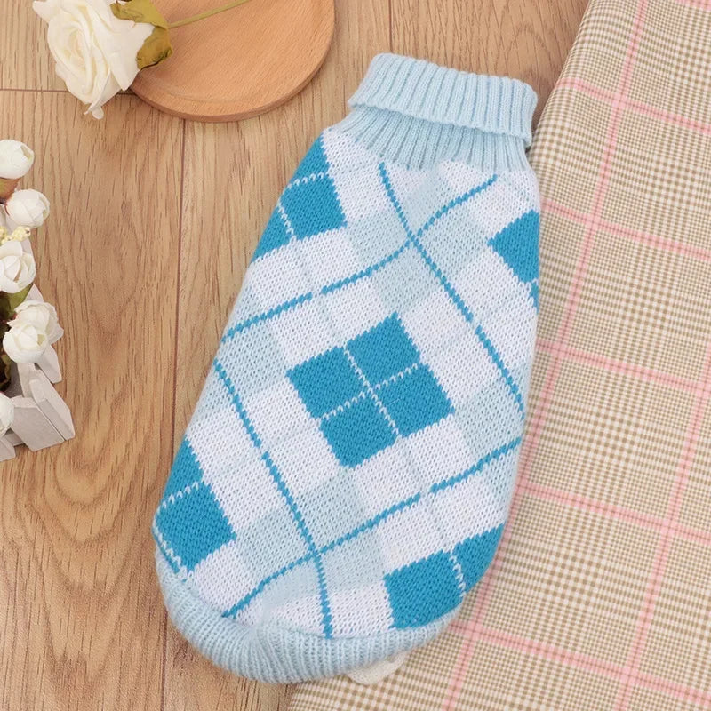 Winter Sphynx Cat Sweater Vest for Pet Holiday Outfits