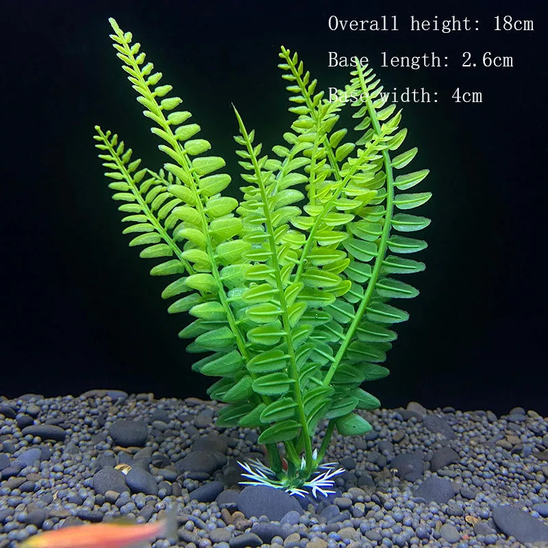 Artificial Aquarium Plants - Green Water Grass Decoration