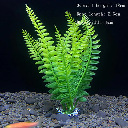 Artificial Aquarium Plants - Green Water Grass Decoration
