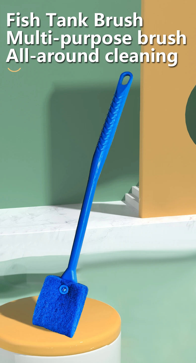 Aquarium Glass Plant Cleaning Brush and Algae Scraper Tool