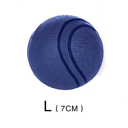 Bite-Resistant Rubber Dog Ball Toy for Puppies and Dogs