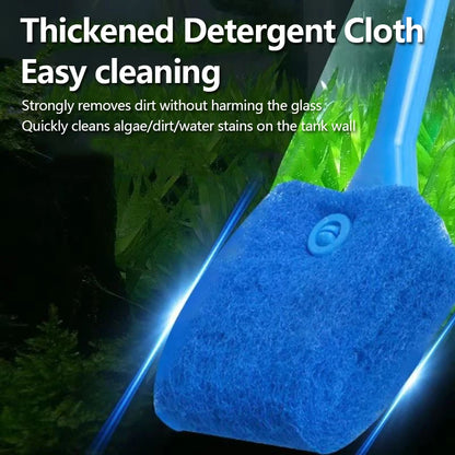 Aquarium Glass Plant Cleaning Brush and Algae Scraper Tool