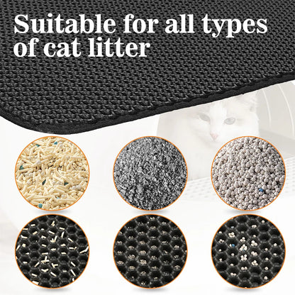 Waterproof Cat Litter Mat Non-Slip Trapping Floor Pad