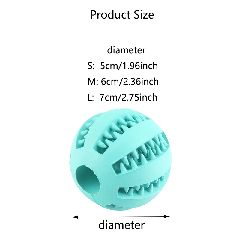 Natural Rubber Leaking Ball Toy for Dogs