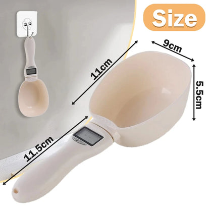 Digital Pet Food Measuring Scoop with LED Display