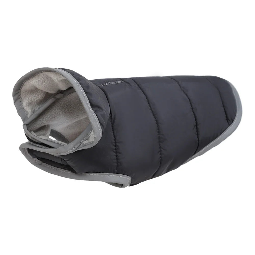Reversible Waterproof Cat Jacket with Leash Hole for Winter