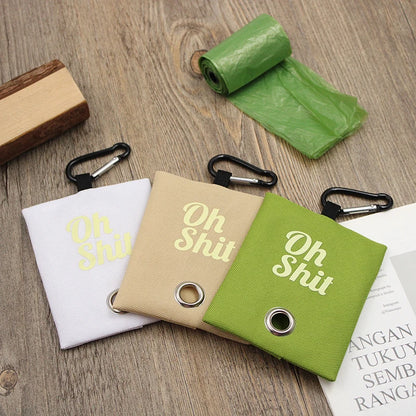Portable Dog Poop Bag Dispenser for Outdoor Use