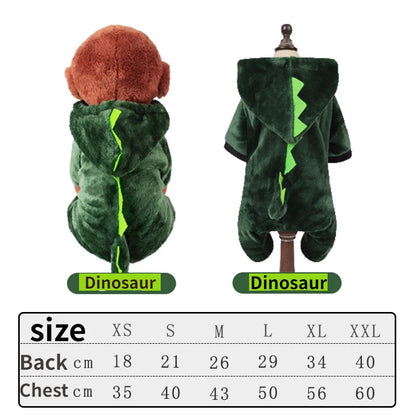 Cozy Fleece Jumpsuit for Small Dogs and Cats