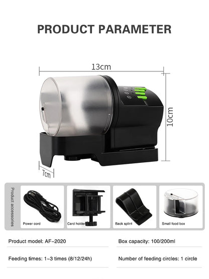 Automatic Fish Food Feeder with Timer for Aquariums