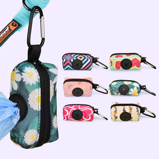 Stylish Dog Poop Bags for Easy Cleanup - 1 or 2 Pack