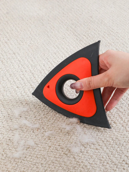Triangular Pet Hair Remover Brush for Bed and Sofa