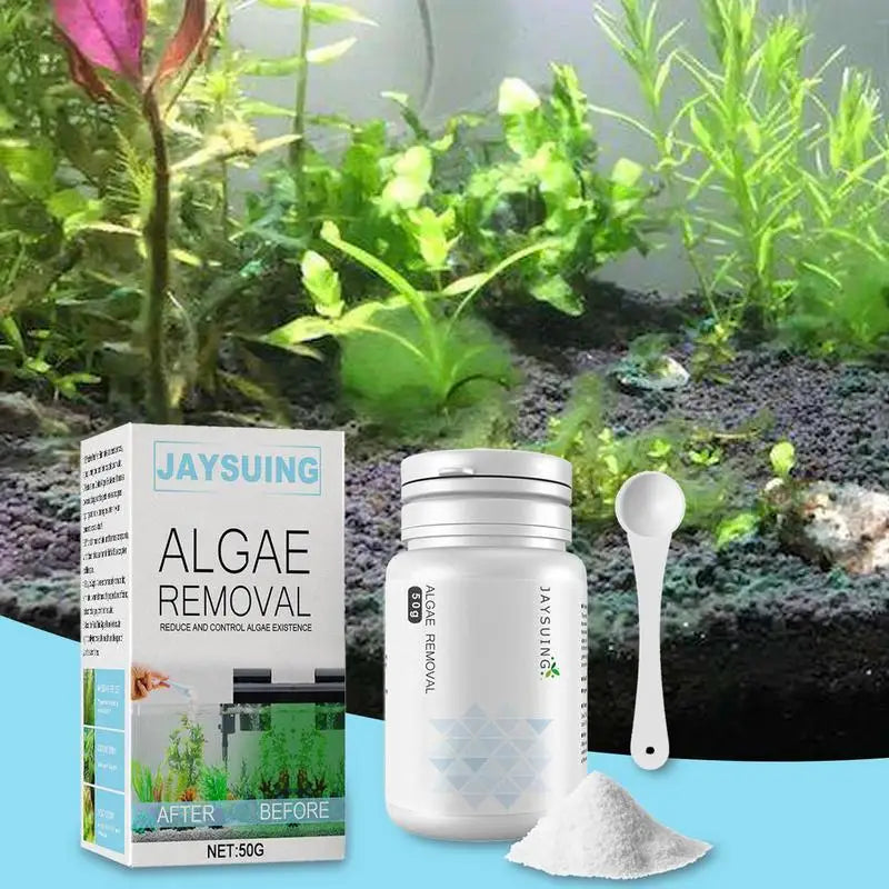 Algae Removal Powder for Aquariums and Ponds - 50g