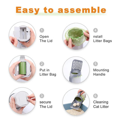 Cat Litter Scoop with Filter for Easy Cleanup