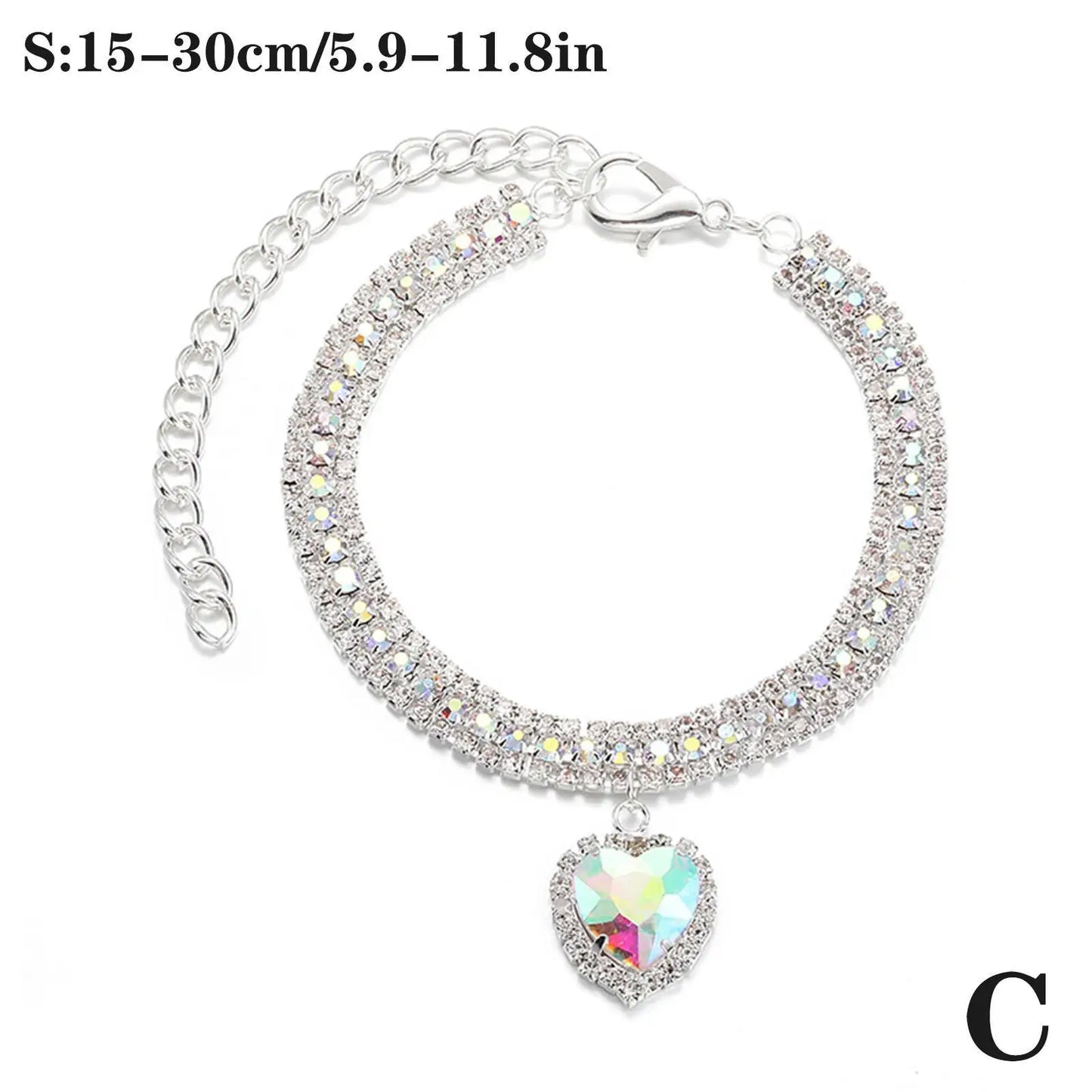 Rhinestone Crystal Pet Collar for Dogs and Cats
