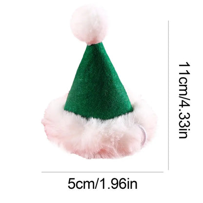 Adjustable Christmas Hat and Scarf for Dogs Up to 20kg