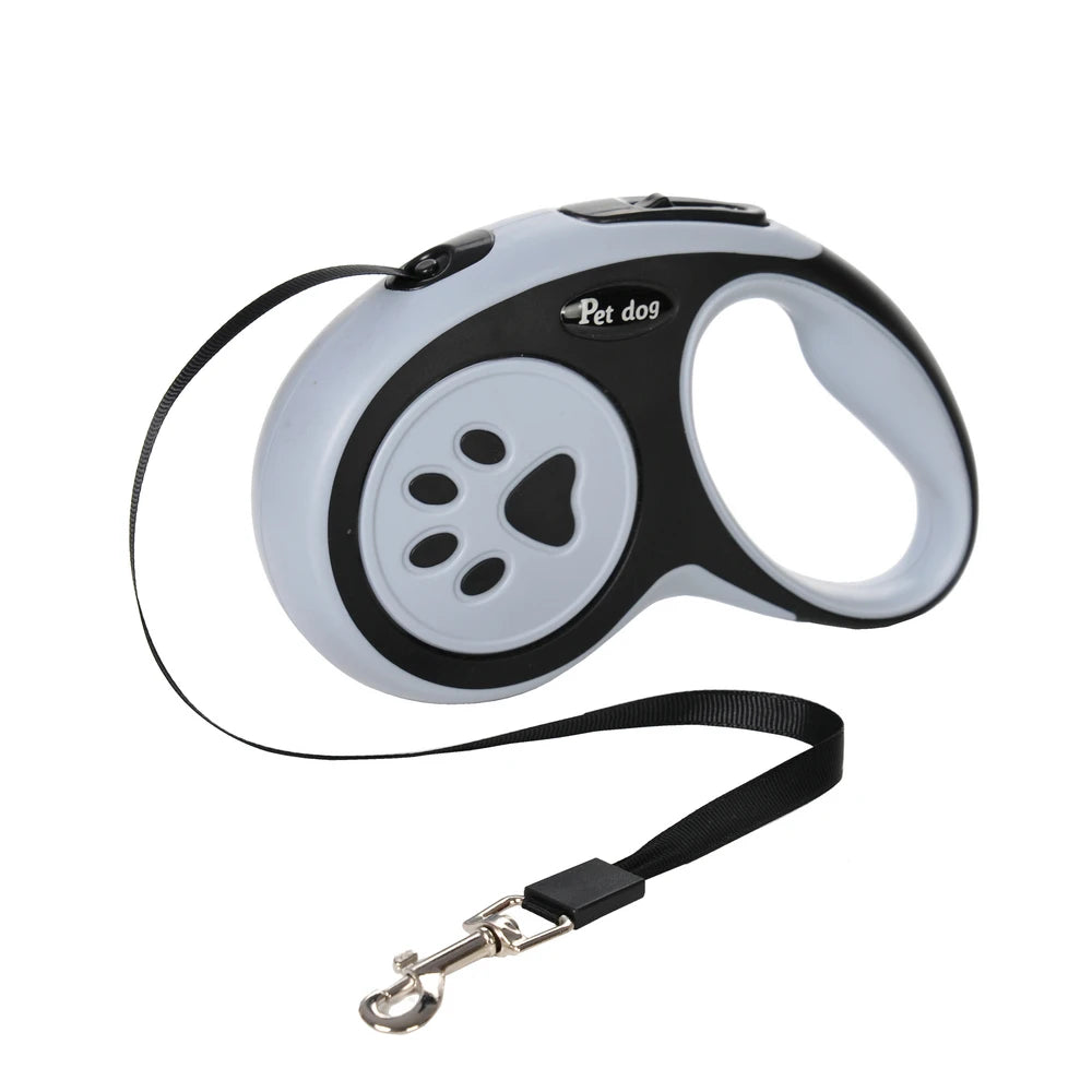 Automatic Retractable Dog Leash with Nylon Rope and Harness