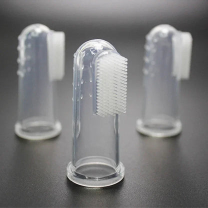 Soft Silicone Finger Toothbrush for Dogs and Cats